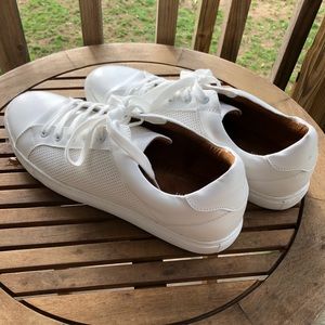 White Sneakers. Bar III. Size 10. Practically New